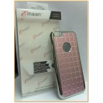 EMAAN - Luxury Diamond Crystal Rhinestone Bling Hard Case Cover For Apple iPhone 6 4.7" - BABY PINK COLOR - CHECKS PATTERN